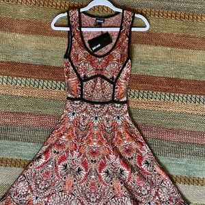 NWT Just Cavalli Roberto Cavalli Orange Knit Dress